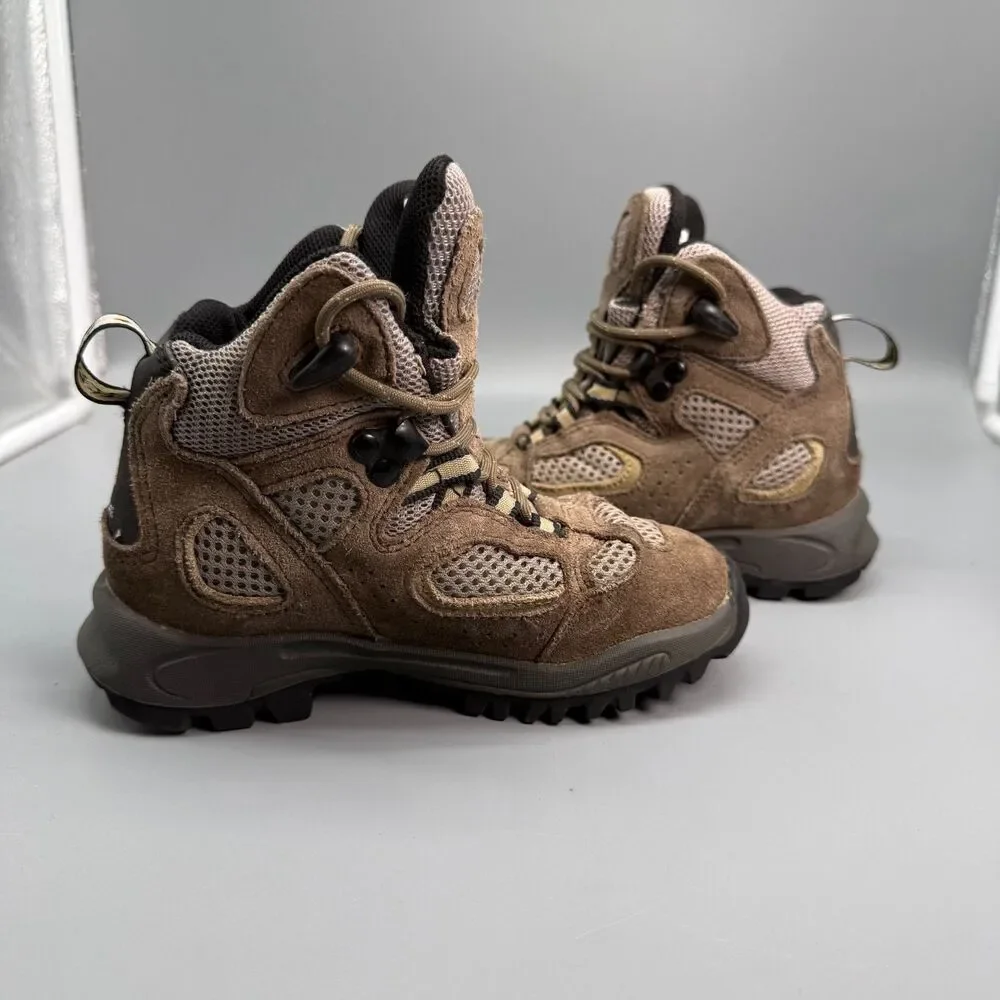 Vasque Breeze 7201 Youth Kids 12 Brown Leather Waterproof Hiking Trail Boots